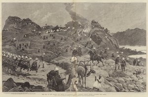 De oorlog in de Soedan, de slag bij Kerbekan, 10 februari, de troepen van generaal Earle vallen de vijand aan